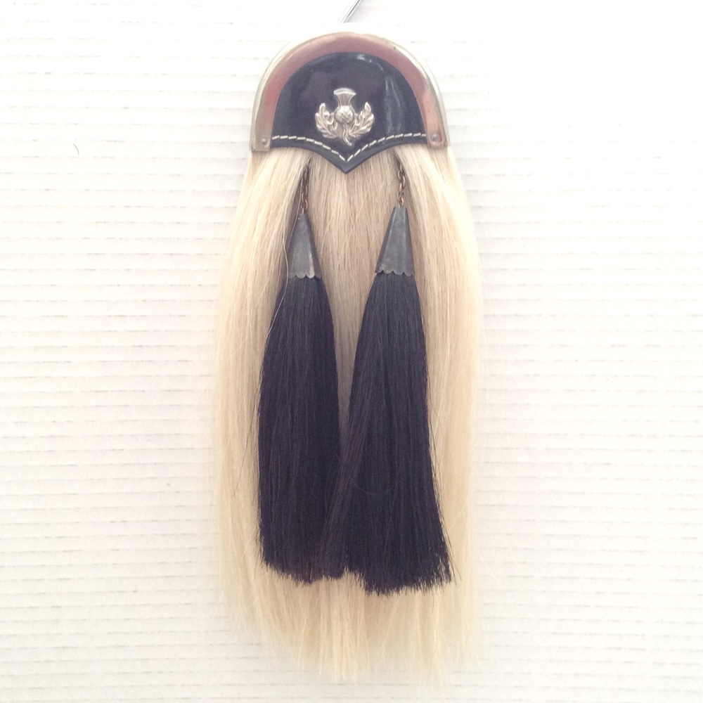 Vintage 🏴󠁧󠁢󠁳󠁣󠁴󠁿 Scottish horsehair Sporran